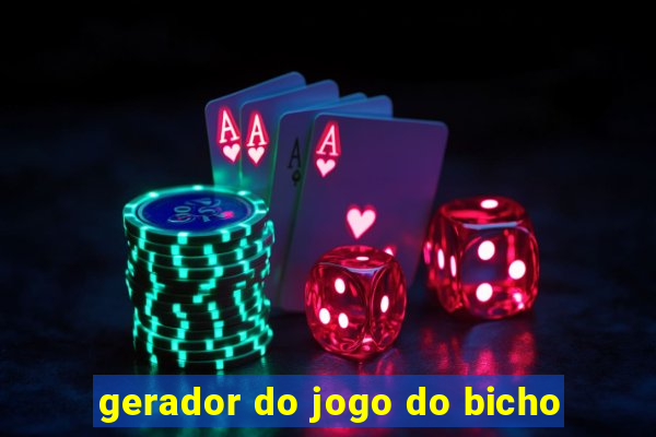 gerador do jogo do bicho